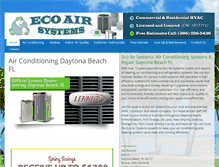 Tablet Screenshot of ecoairflorida.com